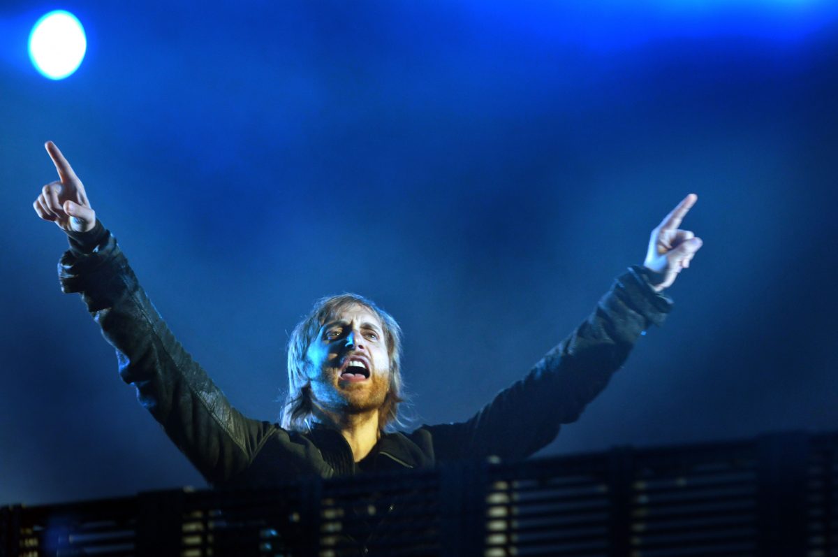 David Guetta en concert au Château de Chambord en 2024